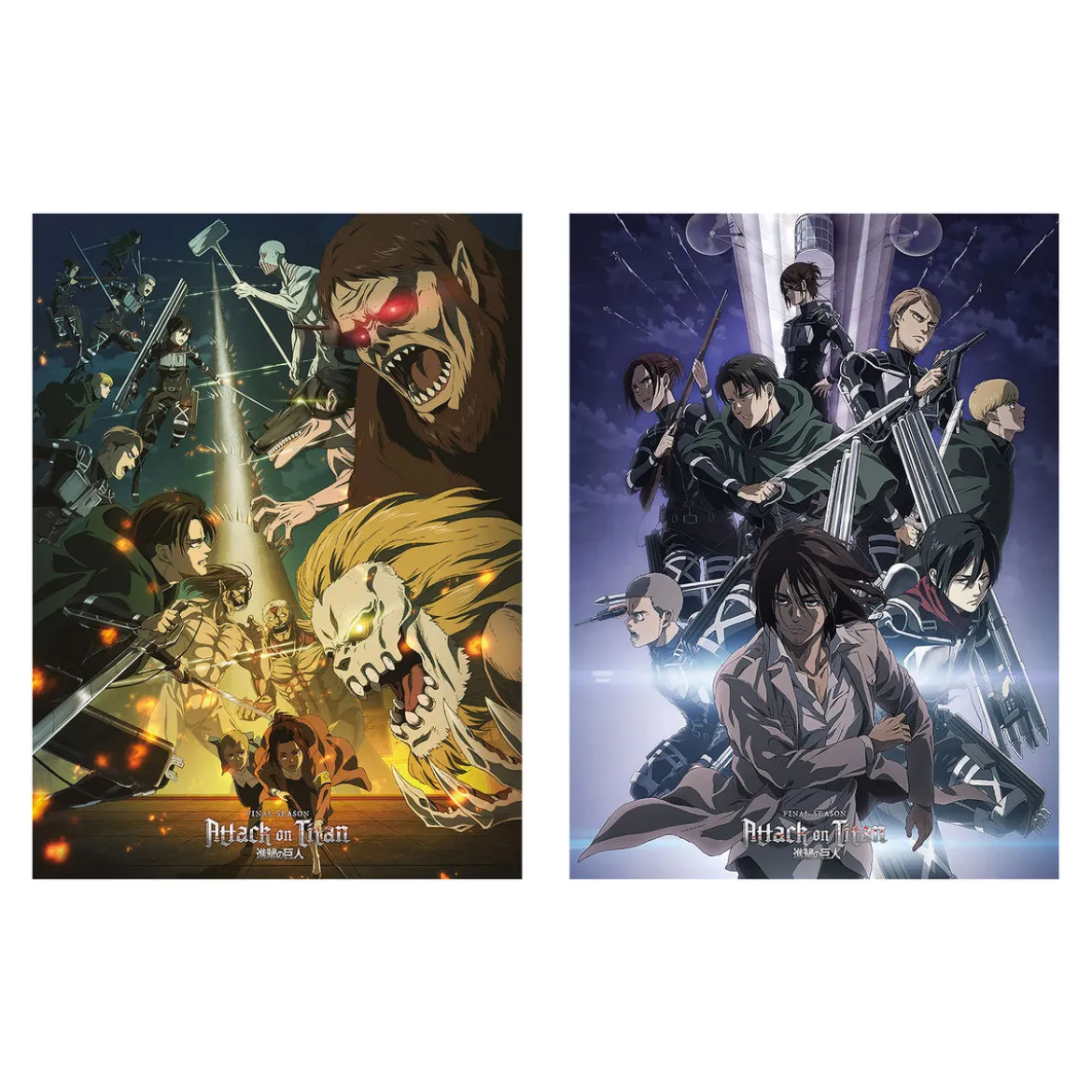 Attack on Titan - Final Seasons Poster 2er Set