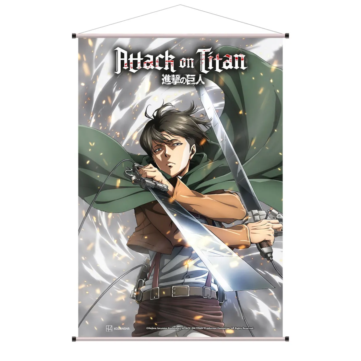 Attack on Titan - Levi Ackermann Wall Scroll