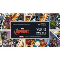 Avengers - Across The Comic Universe Puzzle Kollektion mit Poster
