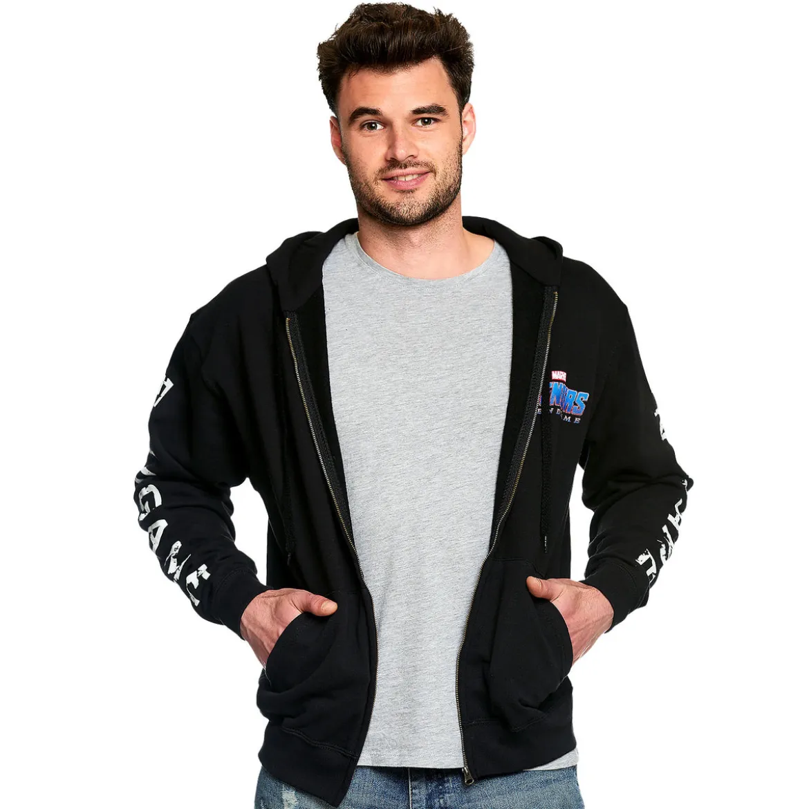 Avengers - Endgame Logo Kapuzenjacke schwarz