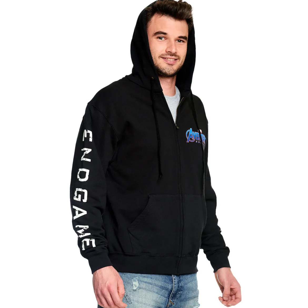 Avengers - Endgame Logo Kapuzenjacke schwarz