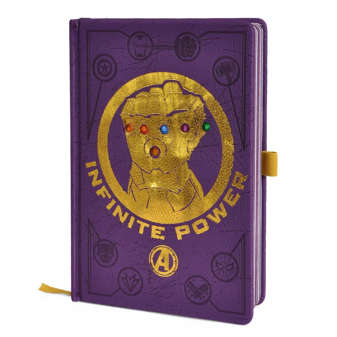 Avengers - Infinity Gauntlet Premium Notizbuch A5 mit Leuchteffekt