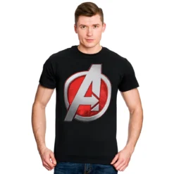 Avengers - Logo T-Shirt schwarz