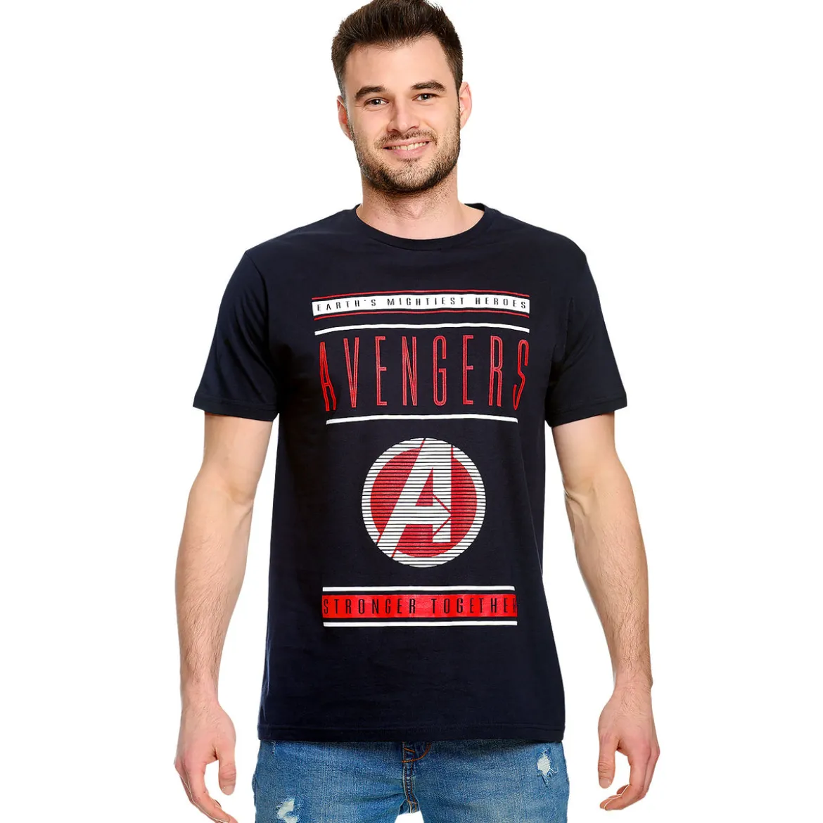 Avengers - Stronger Together T-Shirt blau