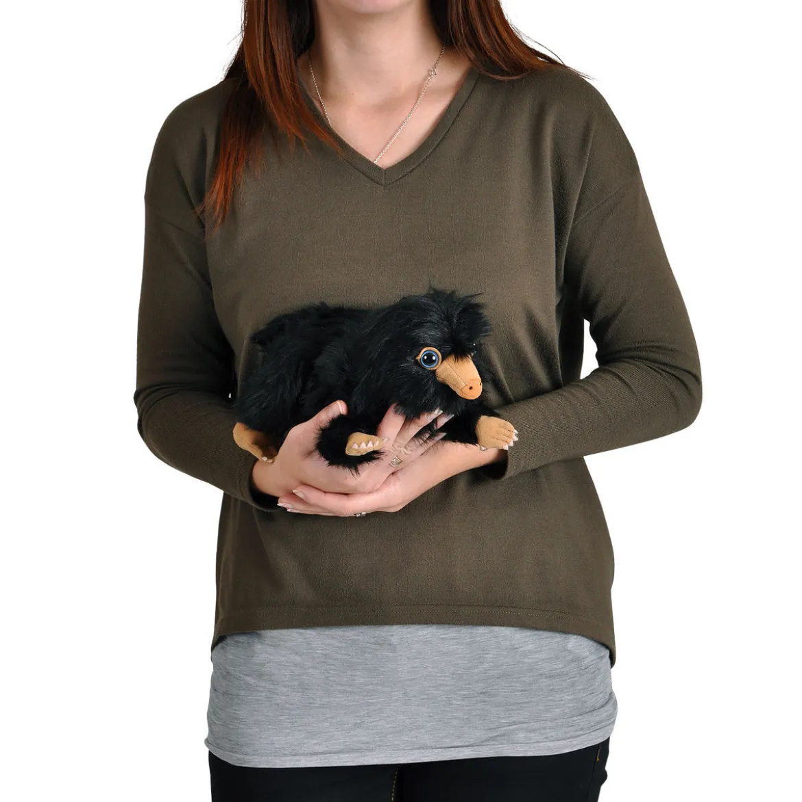 Baby Niffler Plüsch Figur 22 cm schwarz - Phantastische Tierwesen