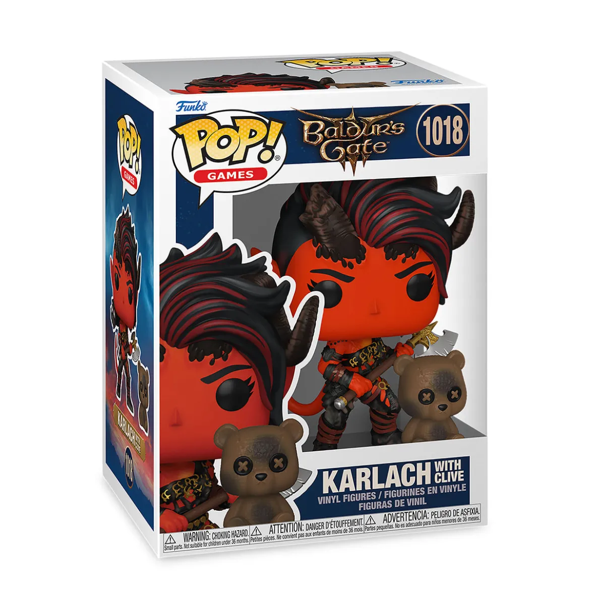 Baldur's Gate - Karlach mit Clive Funko Pop Figur