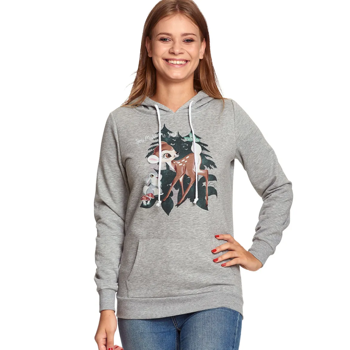 Bambi - Smile Hoodie Damen