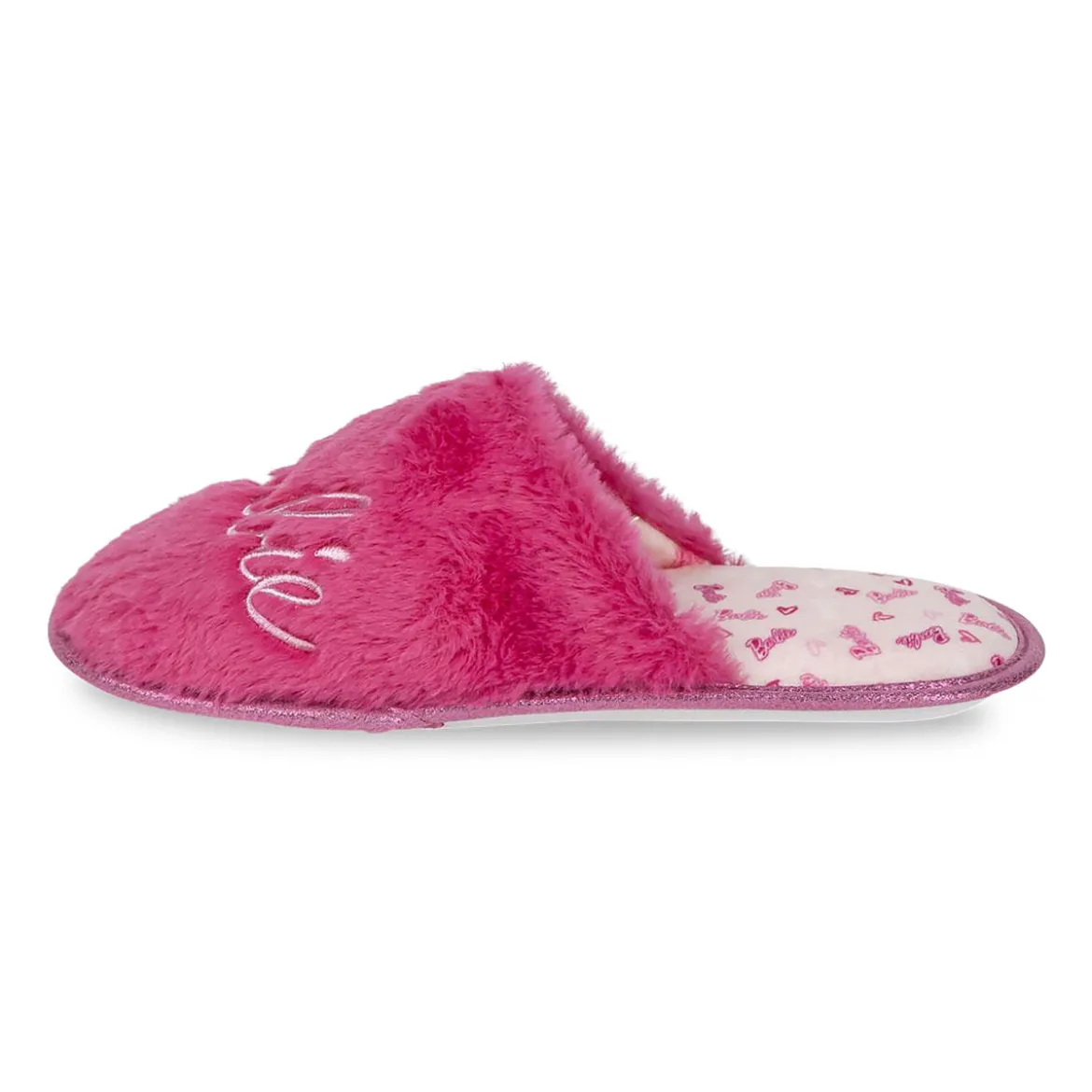 Barbie - Logo Plüsch Pantoffeln