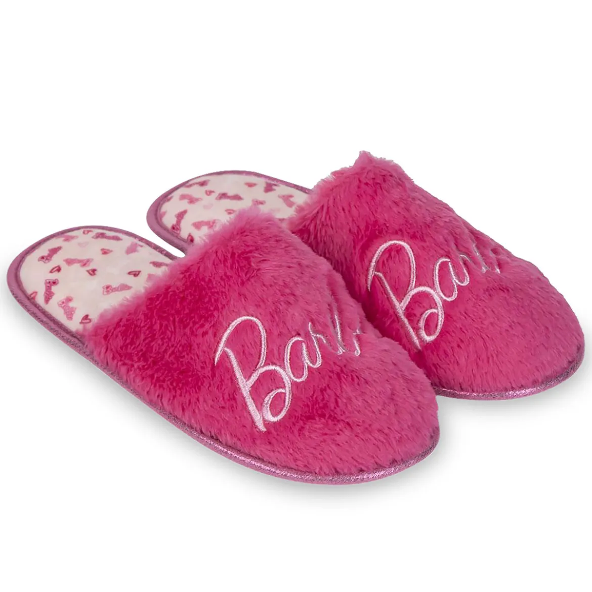 Barbie - Logo Plüsch Pantoffeln