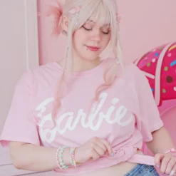 Barbie - Logo T-Shirt rosa