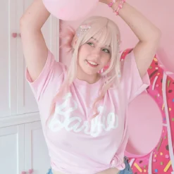 Barbie - Logo T-Shirt rosa
