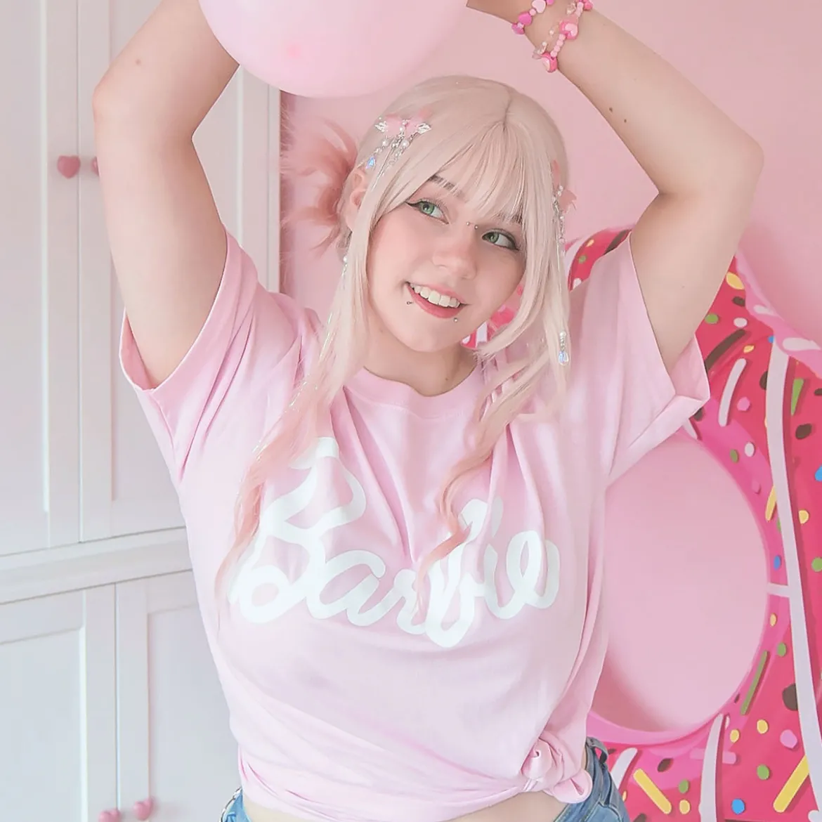 Barbie - Logo T-Shirt rosa