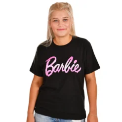 Barbie - Melted Logo T-Shirt schwarz