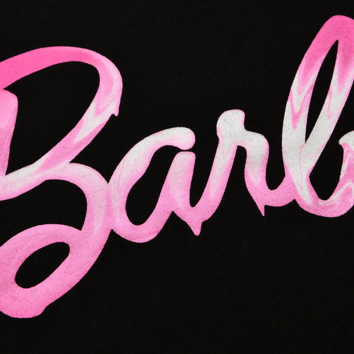 Barbie - Melted Logo T-Shirt schwarz