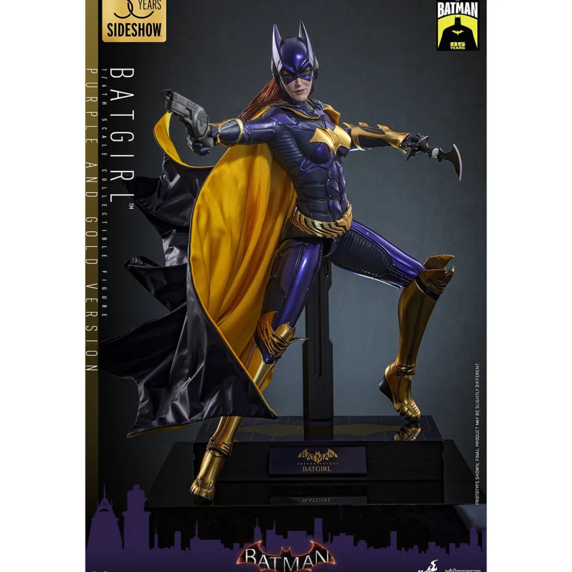 Batman Arkham Knight Videogame Masterpiece Actionfigur 1/6 Batgirl (Purple and Gold Version) Exclusive 30 cm