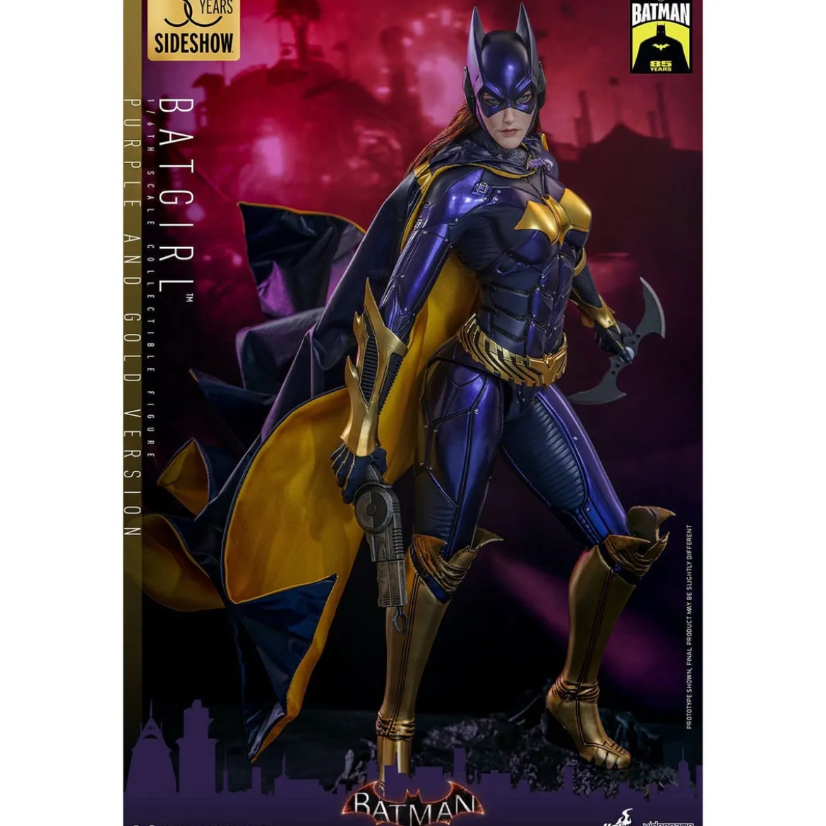 Batman Arkham Knight Videogame Masterpiece Actionfigur 1/6 Batgirl (Purple and Gold Version) Exclusive 30 cm