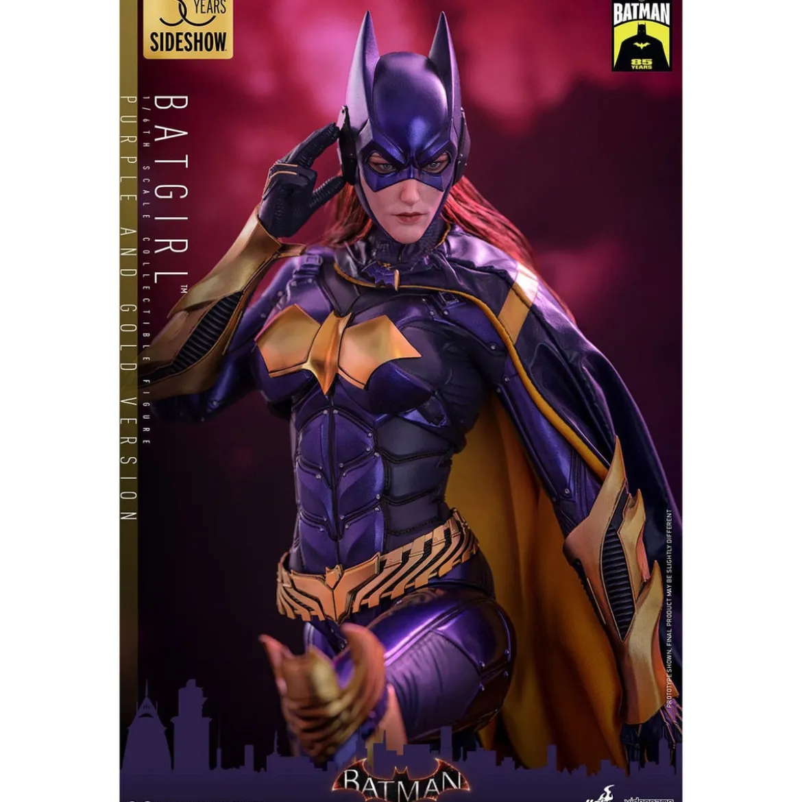 Batman Arkham Knight Videogame Masterpiece Actionfigur 1/6 Batgirl (Purple and Gold Version) Exclusive 30 cm
