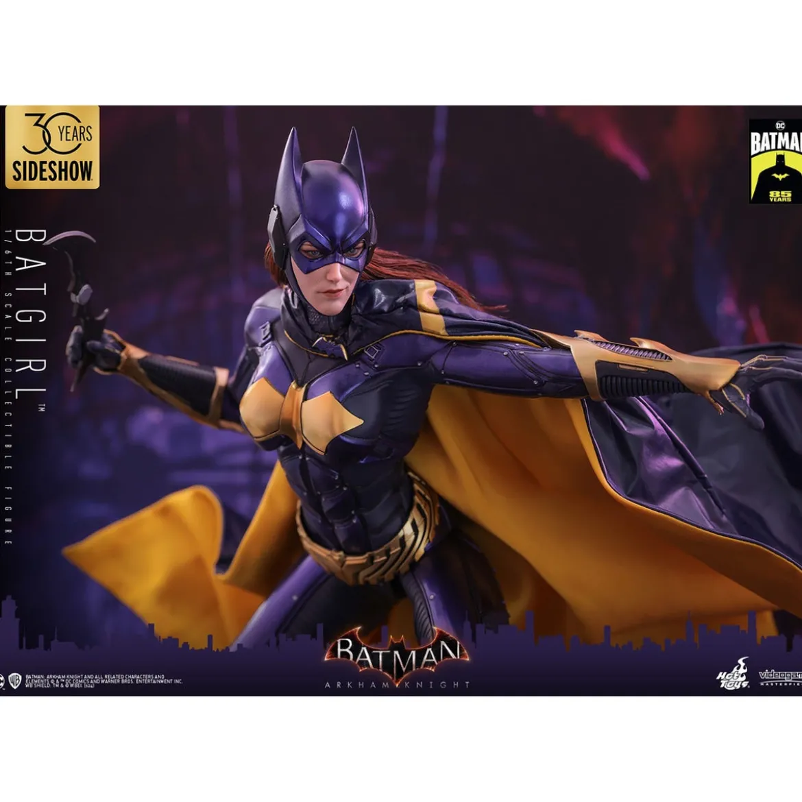 Batman Arkham Knight Videogame Masterpiece Actionfigur 1/6 Batgirl (Purple and Gold Version) Exclusive 30 cm