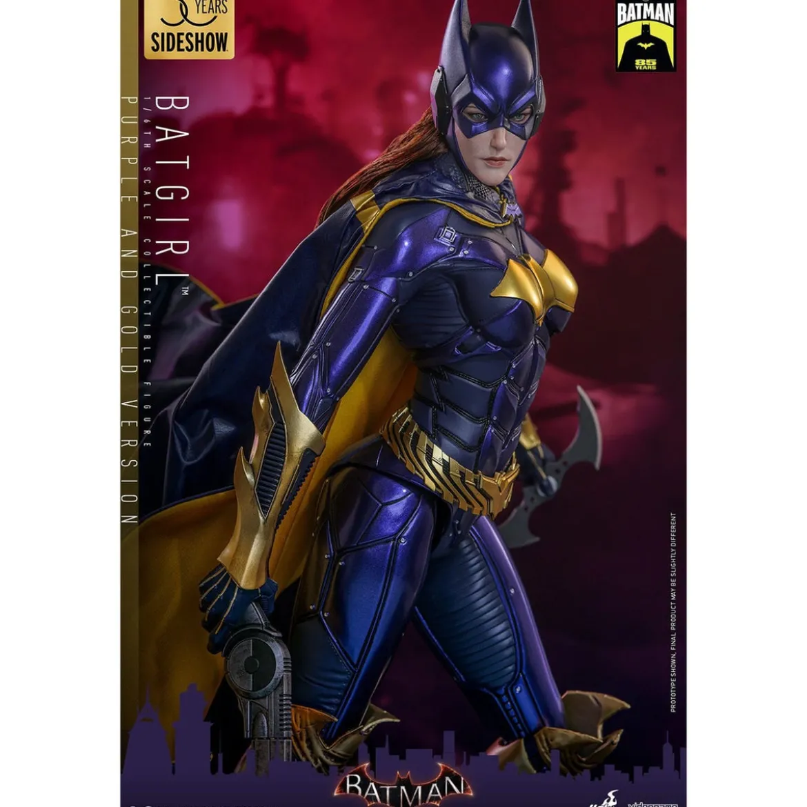 Batman Arkham Knight Videogame Masterpiece Actionfigur 1/6 Batgirl (Purple and Gold Version) Exclusive 30 cm