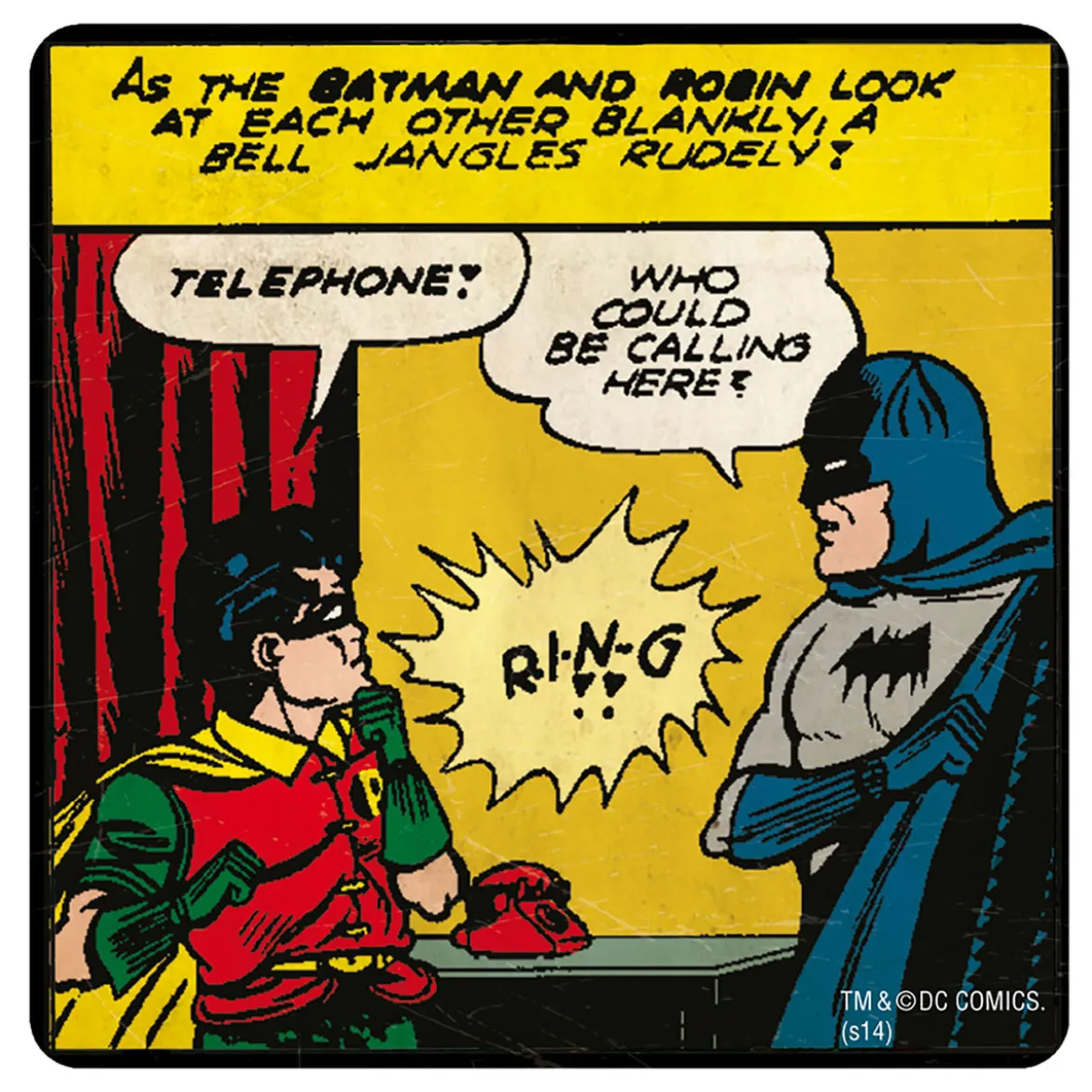 Batman - Comic Untersetzer 6er Set