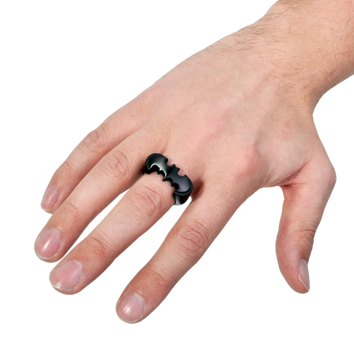 Batman - Emblem Ring schwarz