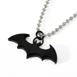 Batman - Fledermaus Anhänger schwarz an Kette