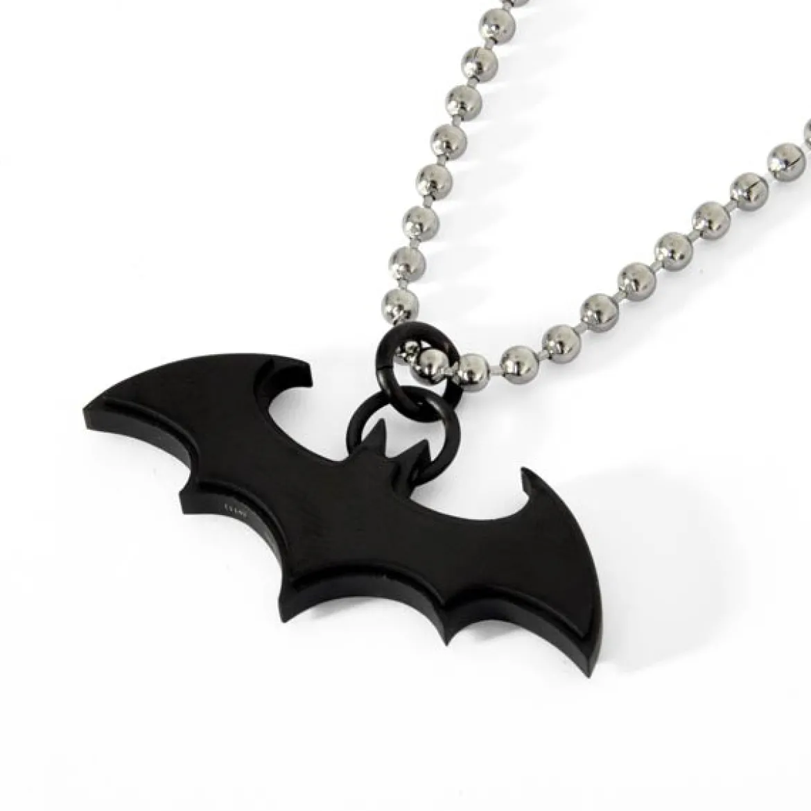 Batman - Fledermaus Anhänger schwarz an Kette