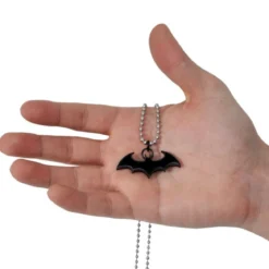 Batman - Fledermaus Anhänger schwarz an Kette