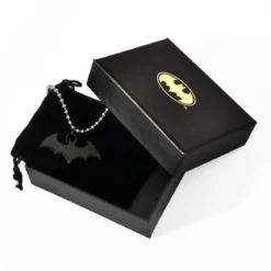 Batman - Fledermaus Anhänger schwarz an Kette