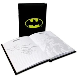 Batman - Logo Notizbuch mit Leuchtfunktion