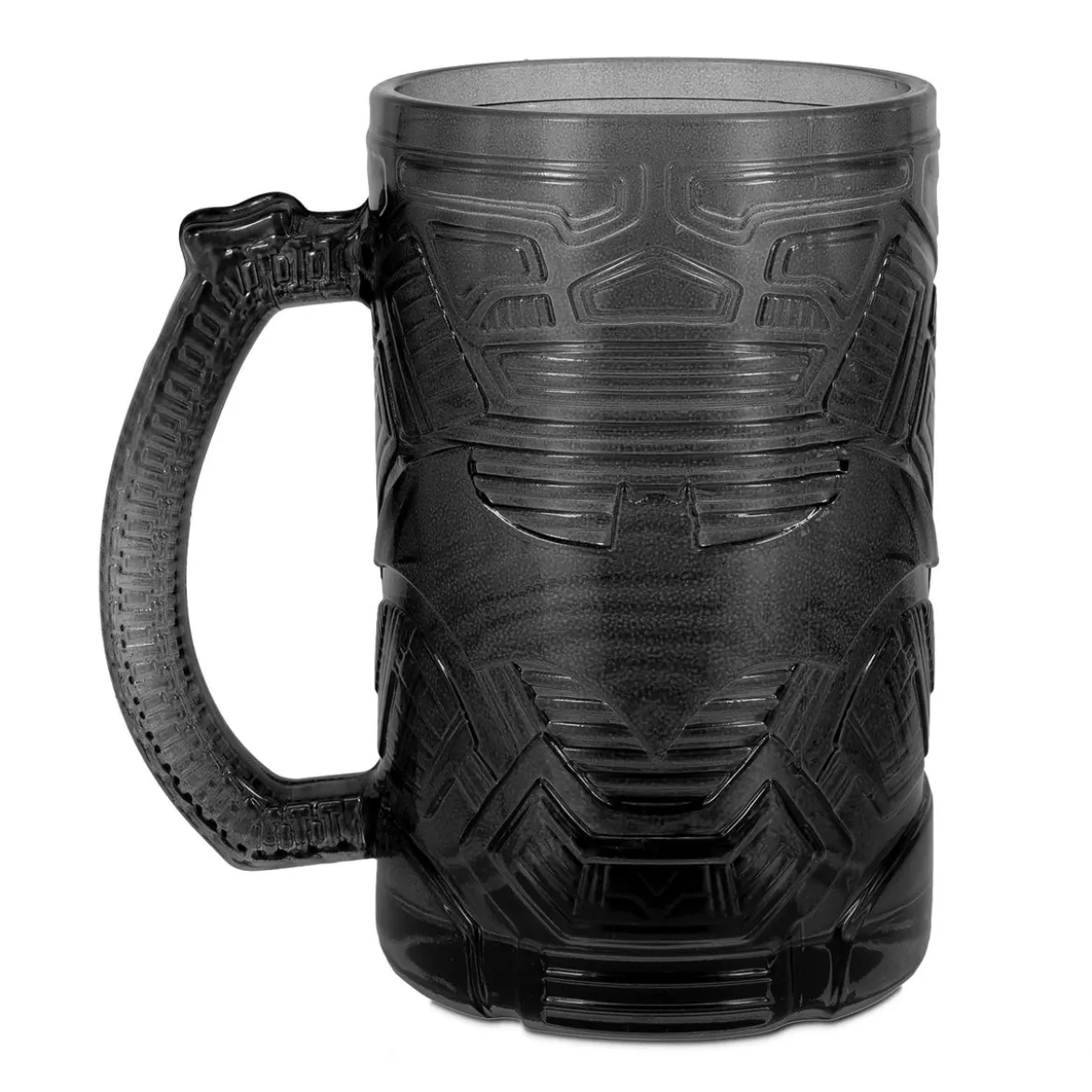 Batman Logo Relief Glaskrug schwarz