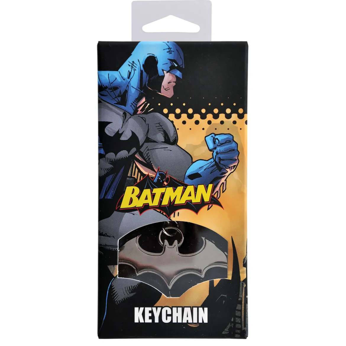 Batman Logo Schlüsselanhänger, schwarz