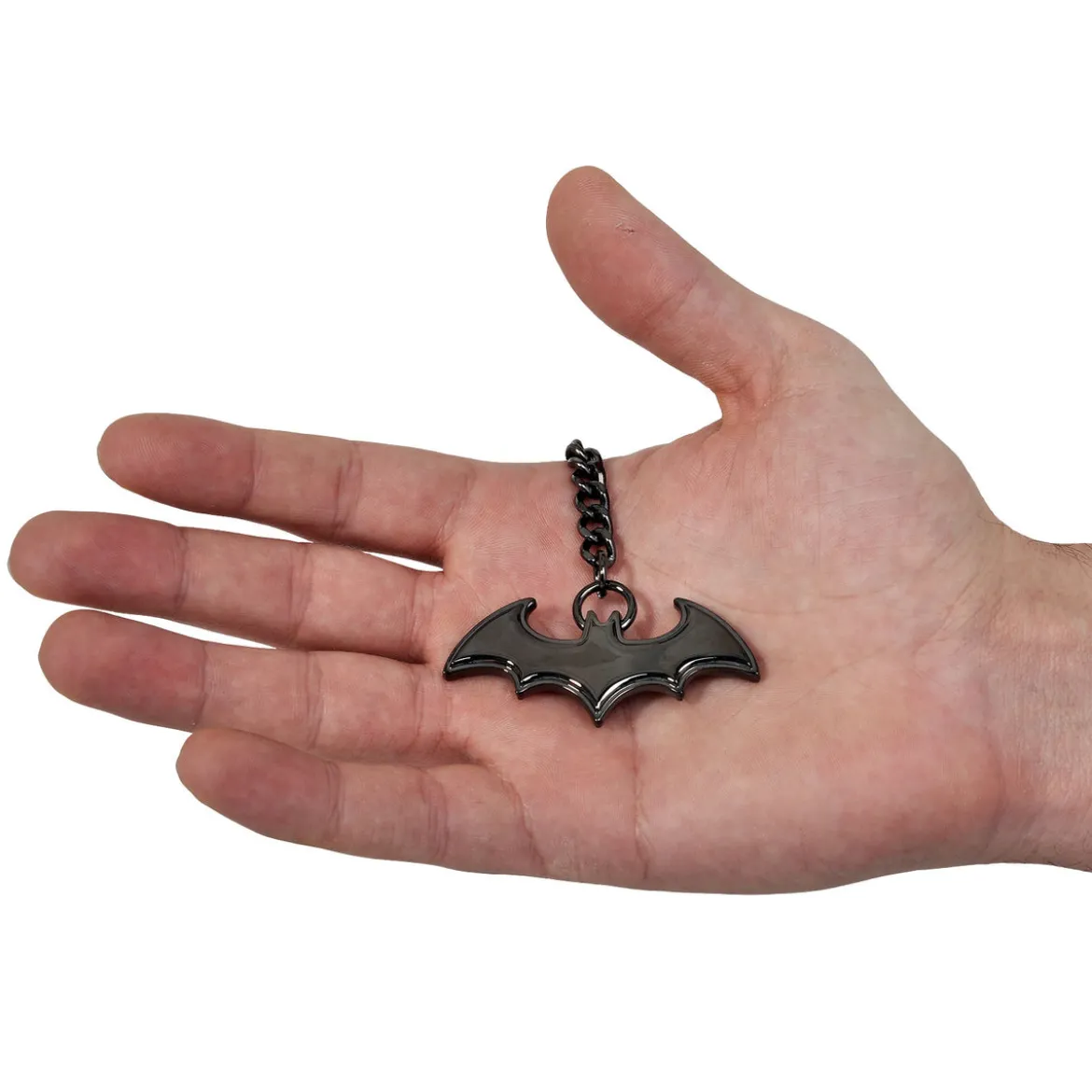 Batman Logo Schlüsselanhänger, schwarz