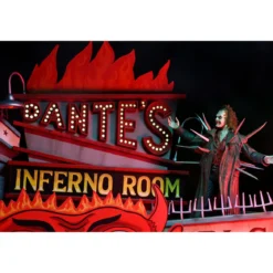 Beetlejuice (1988) Diorama Trenchcoat with Spikes Inferno