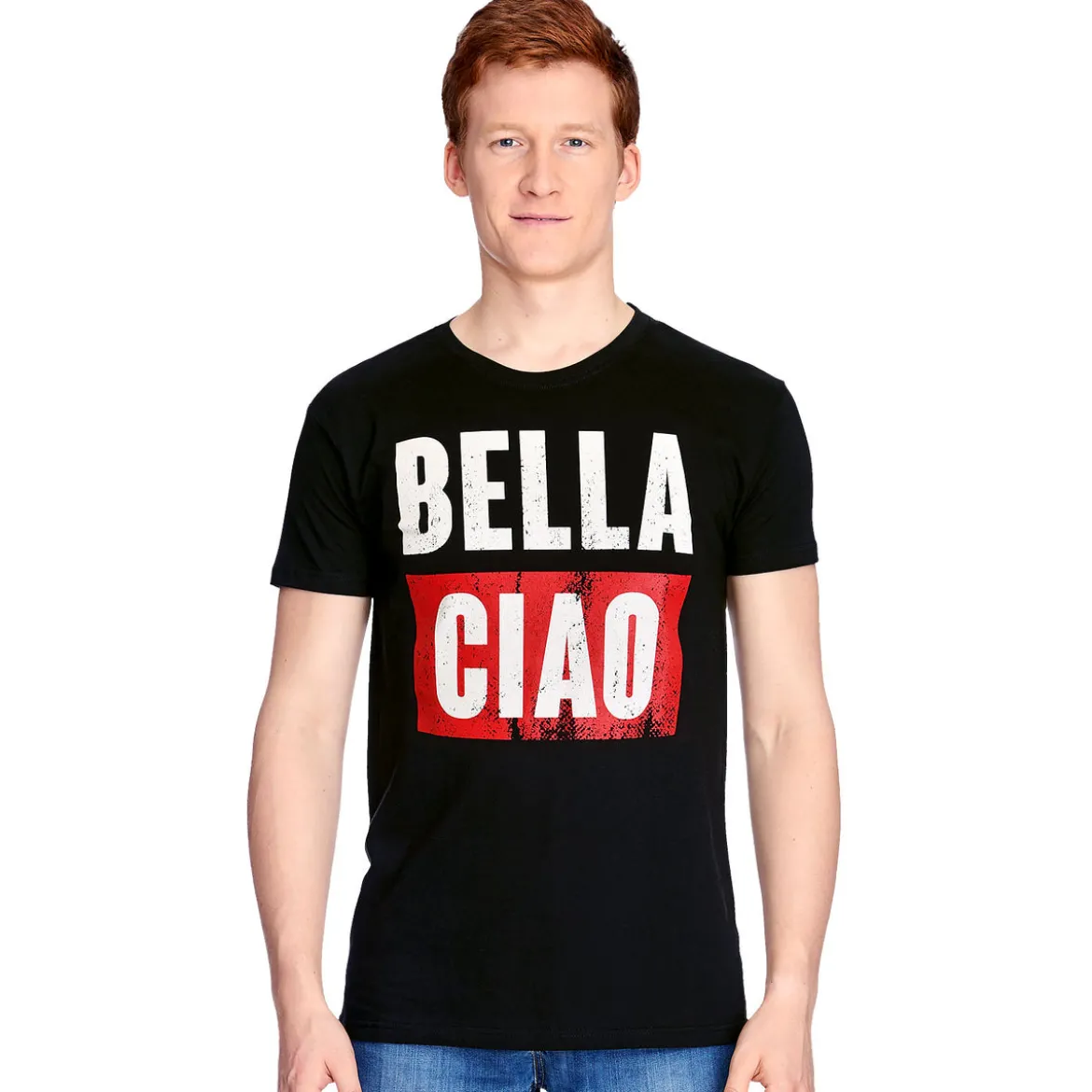 Bella Ciao T-Shirt für Haus des Geldes Fans schwarz