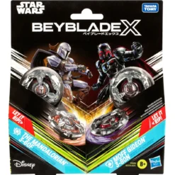 Beyblade X und Star Wars Collab The Mandalorian 3-60F vs. Moff Gideon 3-80N