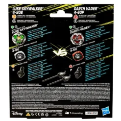 Beyblade X und Star Wars Collab Luke Skywalker 4-80B vs. Darth Vader 4-60B