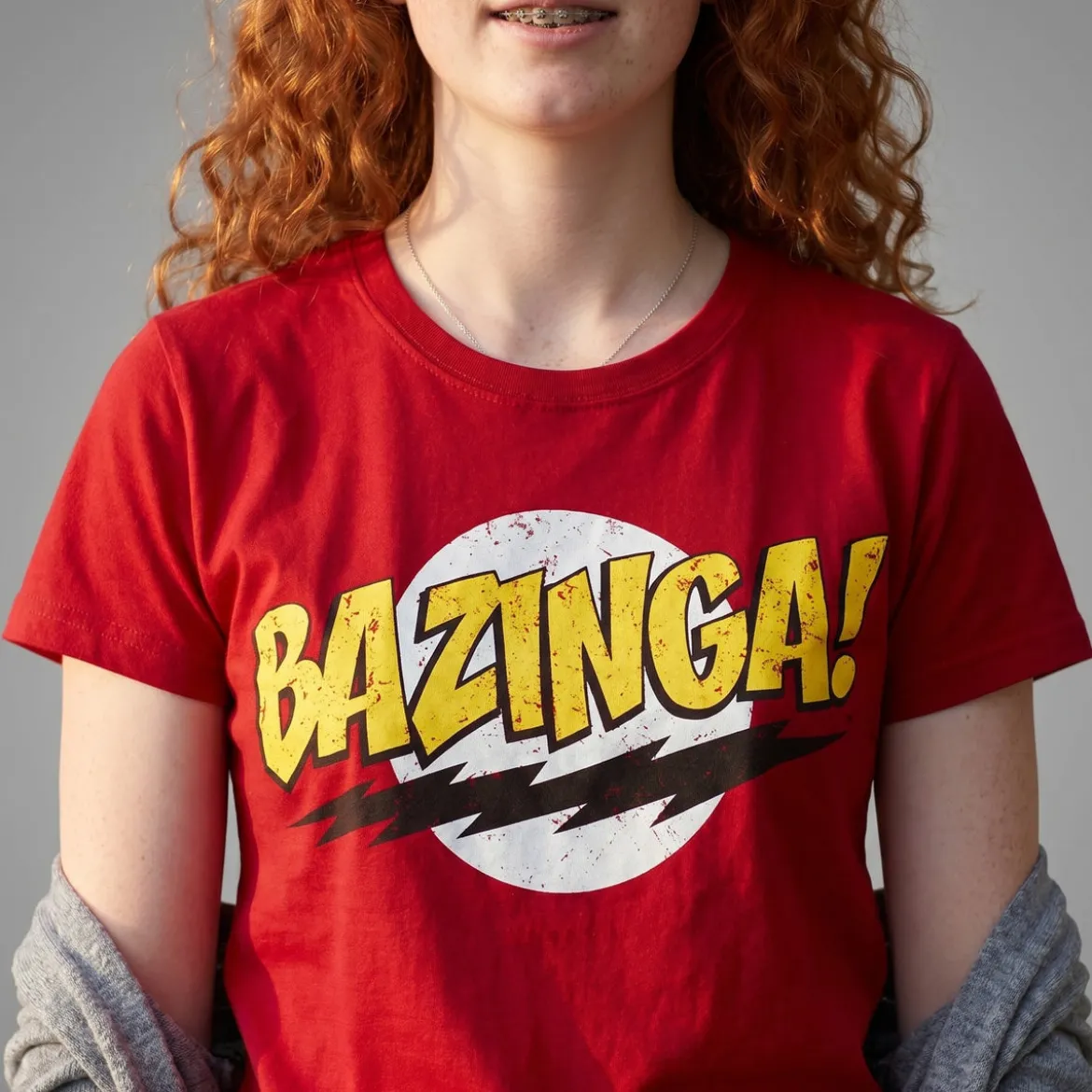 Big Bang Theory - Bazinga Full Size T-Shirt rot