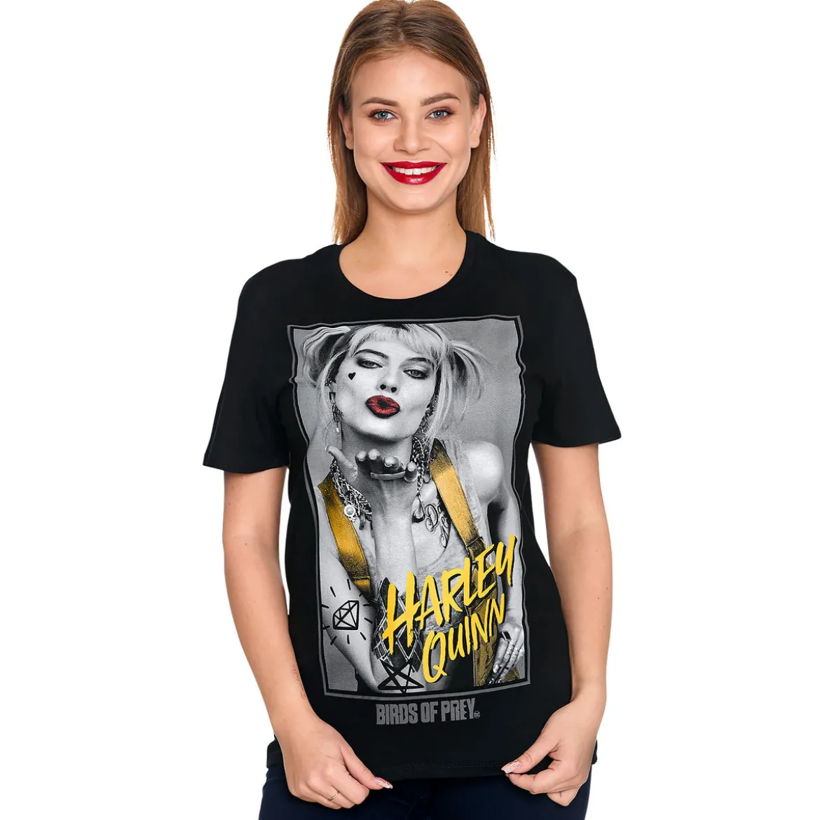 Birds of Prey - Harley Kiss T-Shirt schwarz