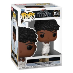 Black Panther-Wakanda Forever - Shuri White Outfit Funko Pop Wackelkopf-Figur
