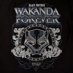 Black Panther - Wakanda Ornament T-Shirt schwarz