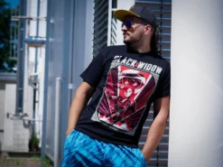 Black Widow - Eye in the Sky Movie T-Shirt schwarz