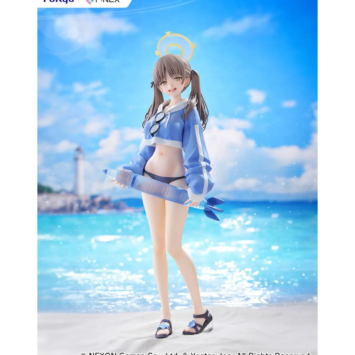 Blue Archiv F:Nex PVC Statue 1/7 Moe (Swimsuit) 27 cm