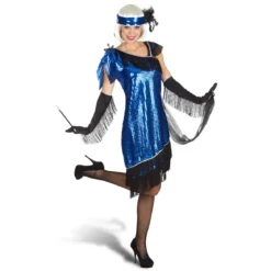 Blue Girl - Charleston Kostüm