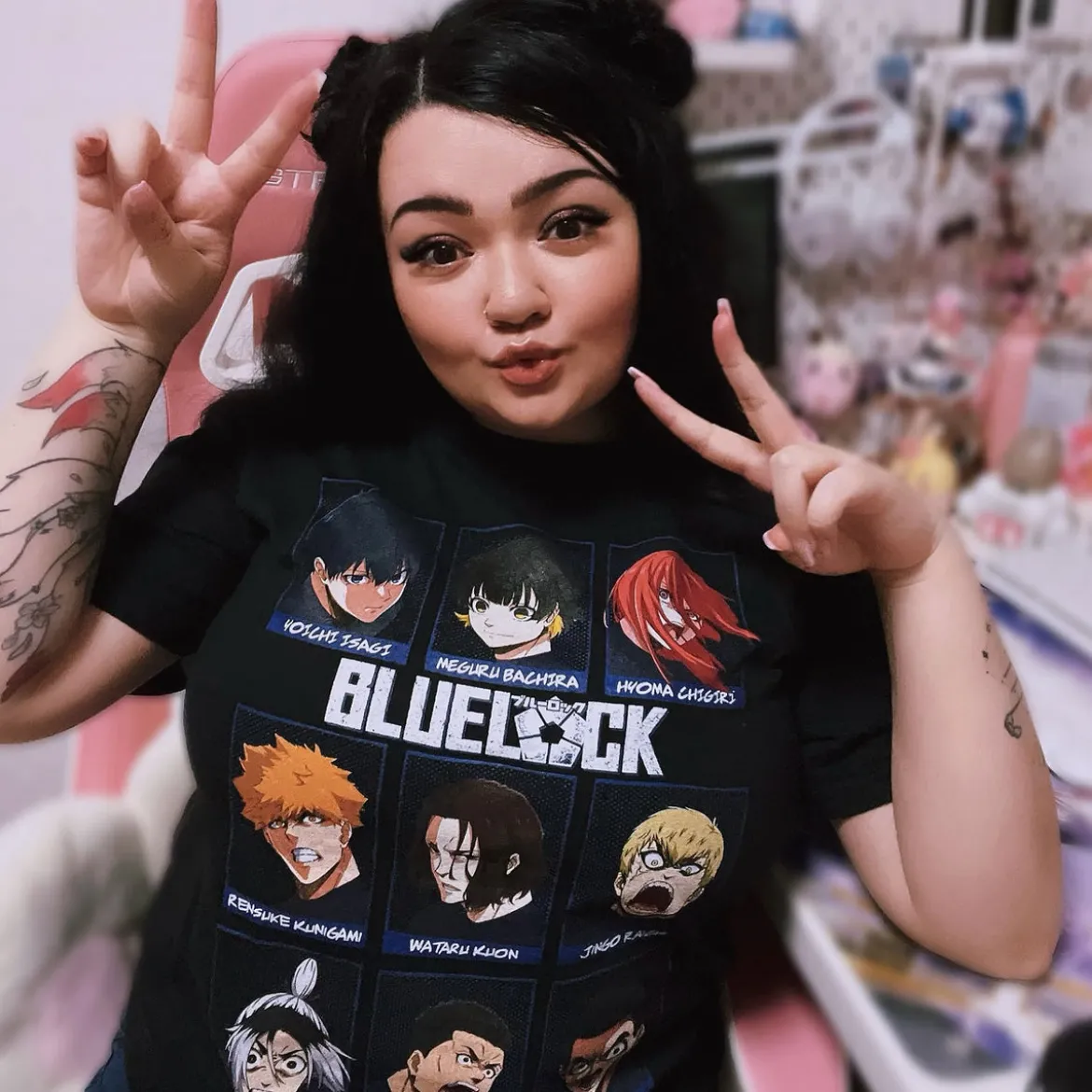 Blue Lock - Characters T-Shirt schwarz