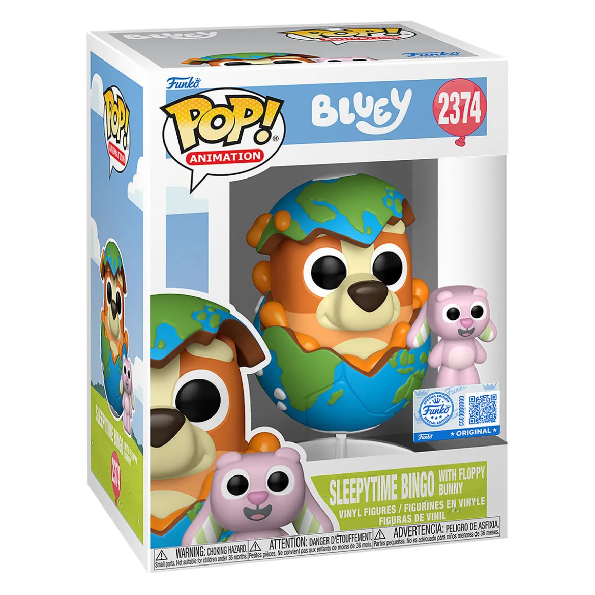 Bluey - Sleepytime Bingo mit Floppy Bunny