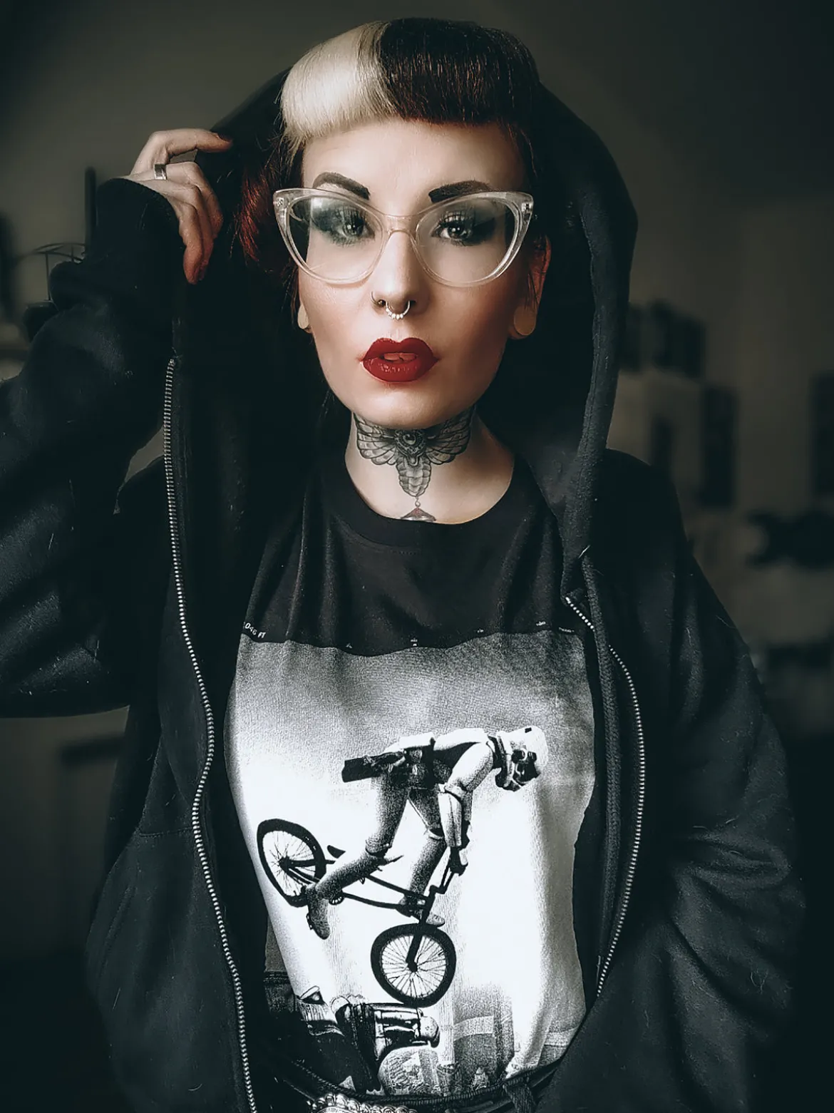 BMX Trooper T-Shirt für Star Wars Fans schwarz