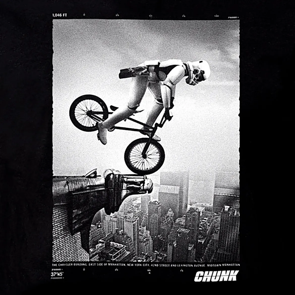 BMX Trooper T-Shirt für Star Wars Fans schwarz
