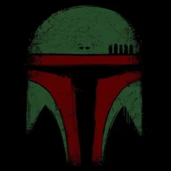 Boba Face T-Shirt für Star Wars Fans schwarz