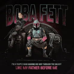 Boba Fett Throne T-Shirt schwarz - Star Wars Mandalorian